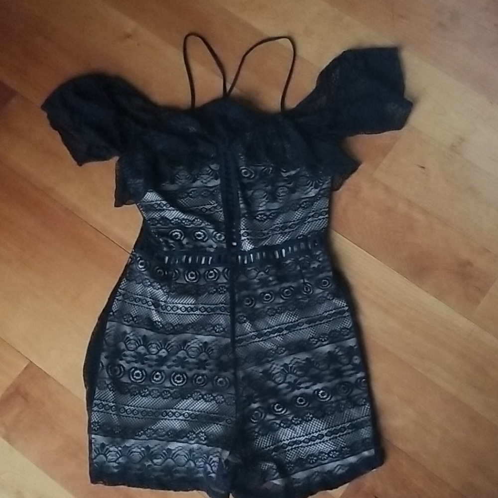 Cute Black Lace Jumper